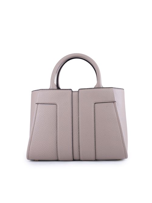 Borsa a mano piccola effetto pelle greige Elisabetta Franchi | BS05A51E2DC4